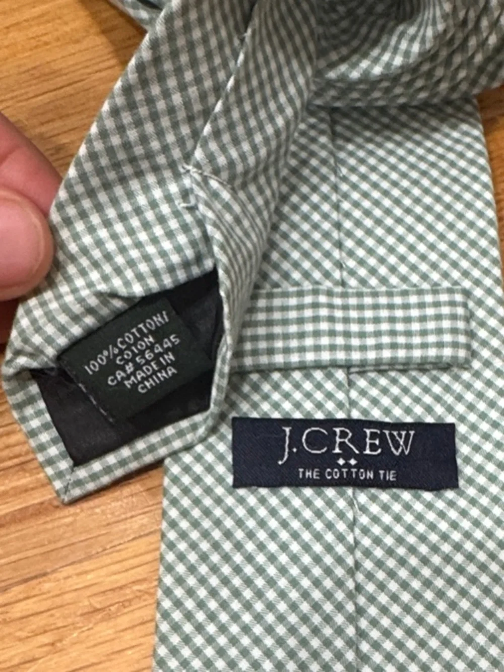 J. Crew subtle gingham